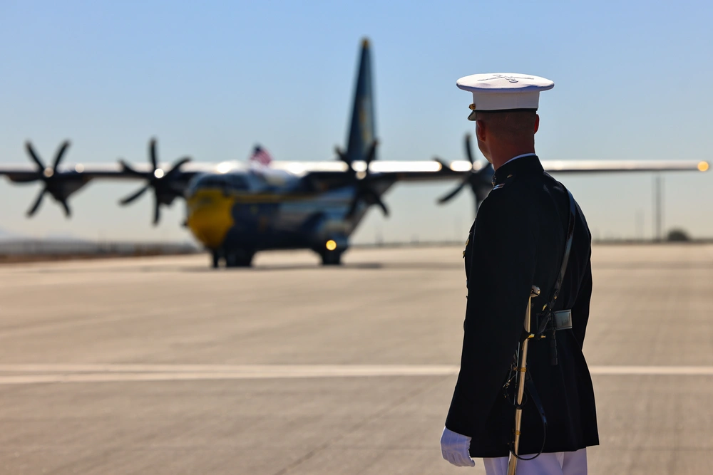 Dvids Images Silent Drill Platoon Meet Fat Albert Image Of