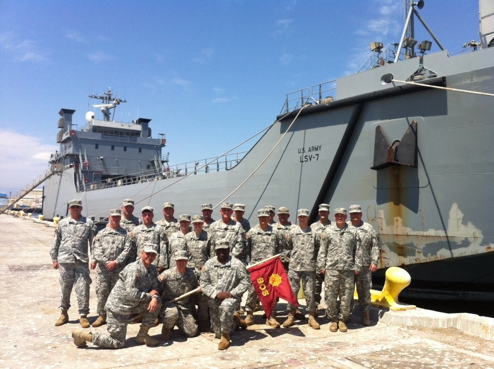 DVIDS - Images - 805th TC Co and the USAV Kuroda (LSV-7