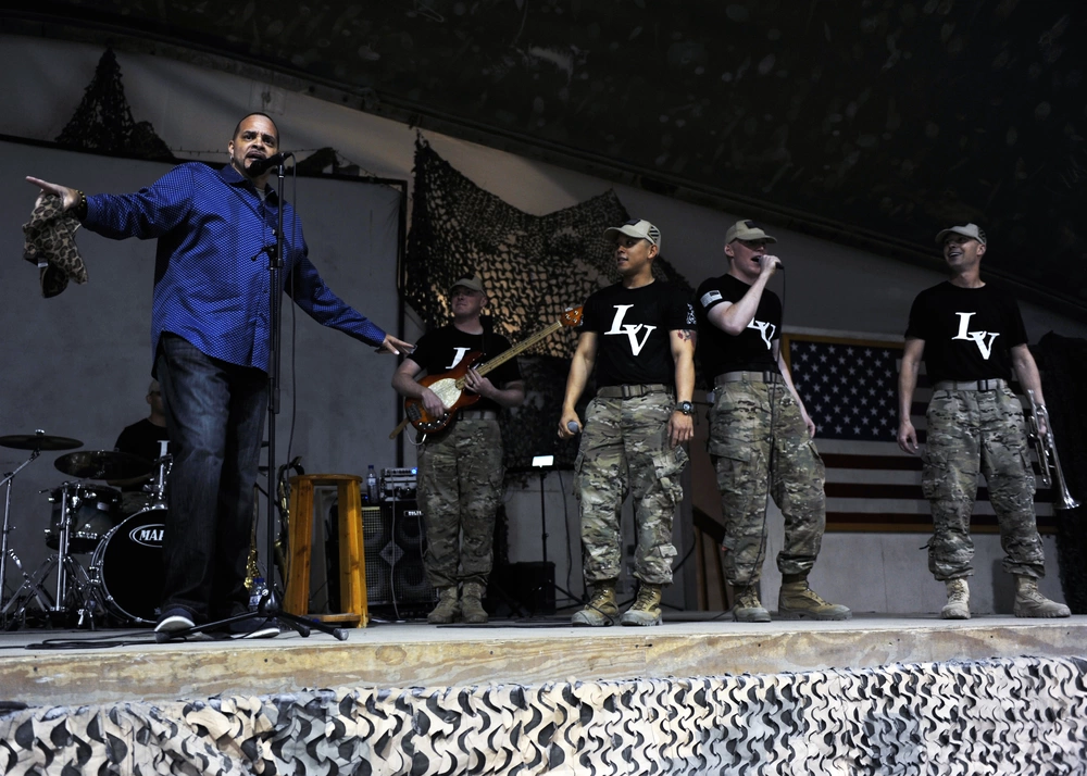 Sinbad performs at BAF