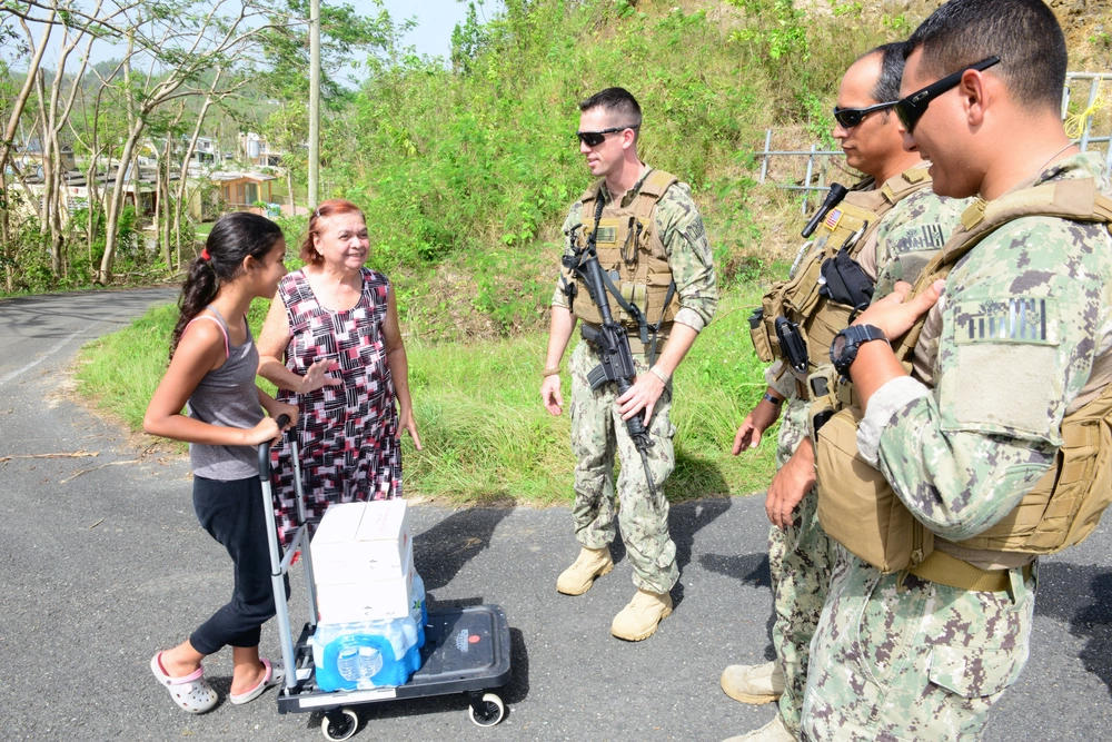 DVIDS - Images - Coast Guard port security units deliver food, water ...