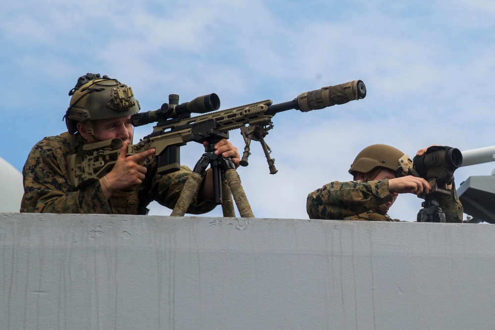 DVIDS - Images - 31st MEU Marines conduct DATF drill aboard USS Green ...