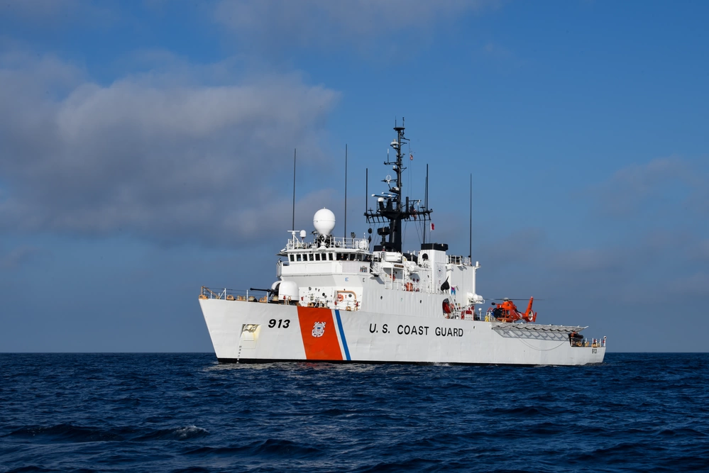 U.S. Coast Guard Cutter Mohawk underway at sea