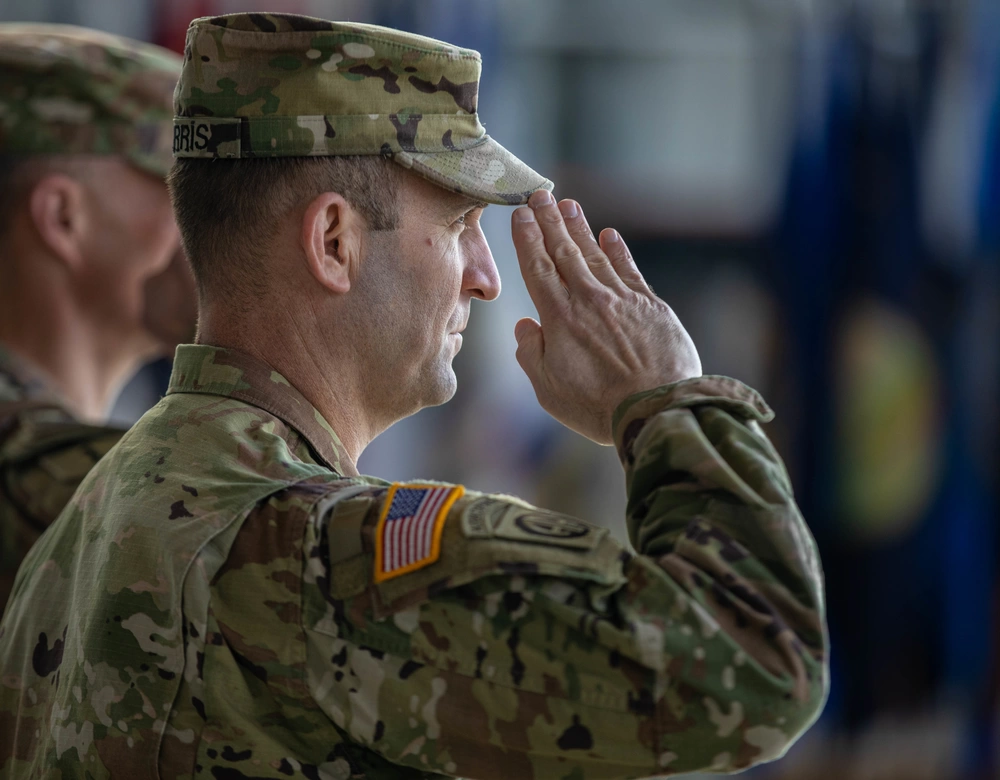 DVIDS - Images - COL Morris Renders Salute [Image 1 of 8]