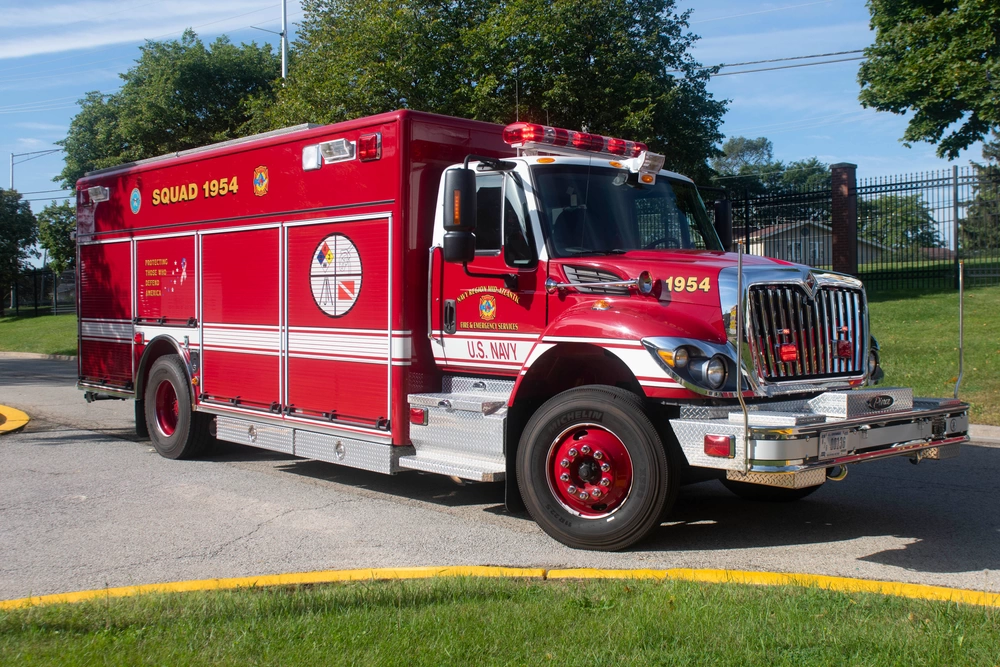 DVIDS - Images - Great Lakes Fire Department responds to reports of a ...