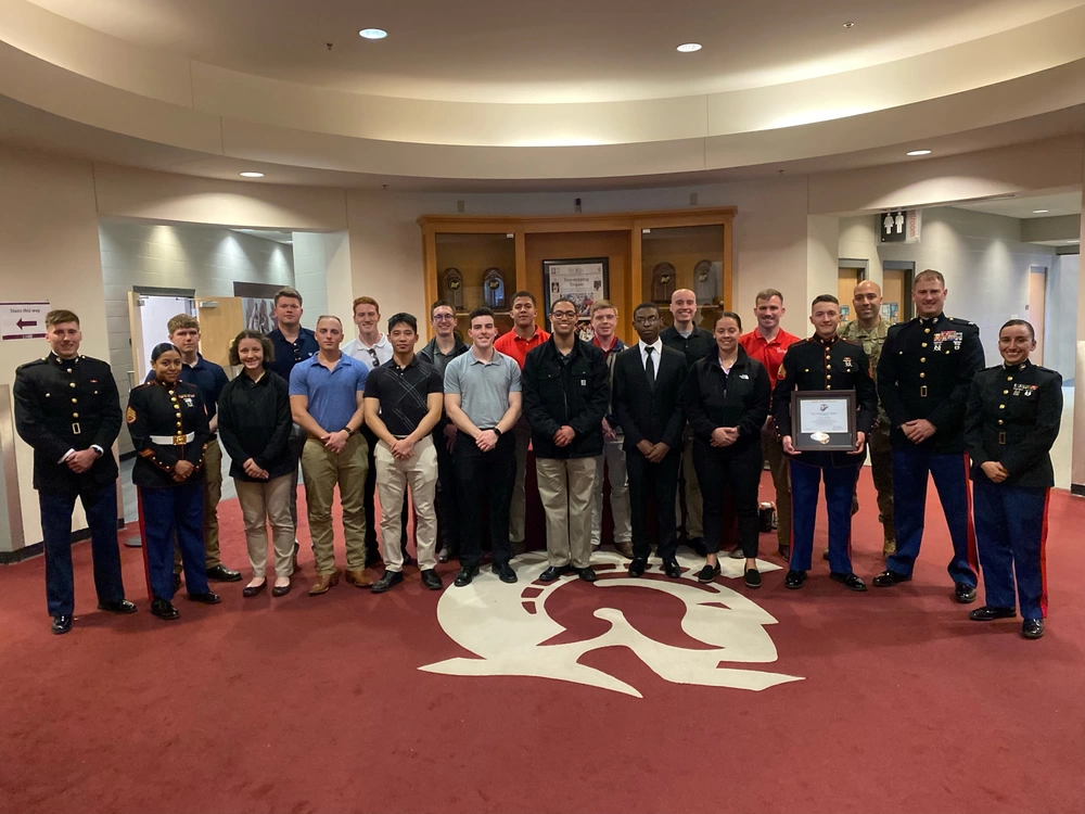 DVIDS - Images - Marine, UALR student awarded Commandant's Trophy ...