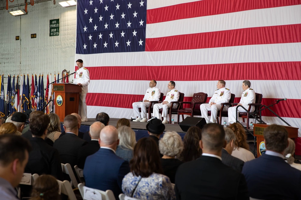 DVIDS - Images - USS Gerald R. Ford change of command ceremony [Image 4 ...