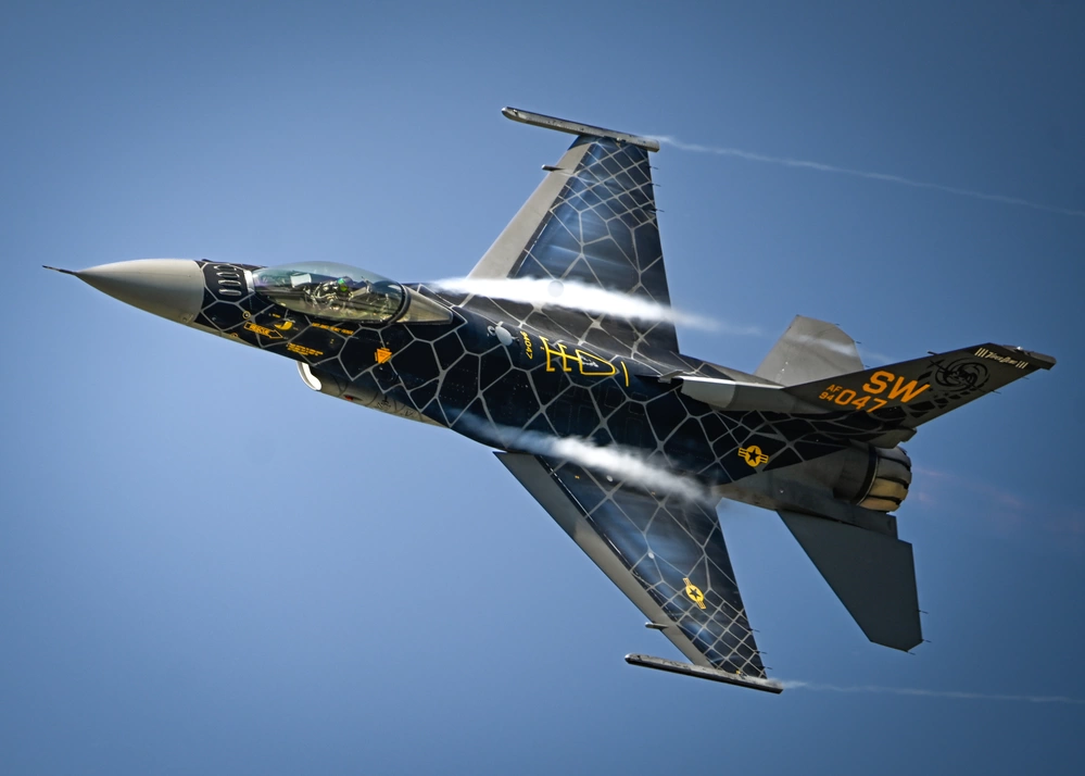 F-16 Viper Demo team performs at the 'greatest show on turf' F-16 Viper Demo team performs at the 'greatest show on turf'