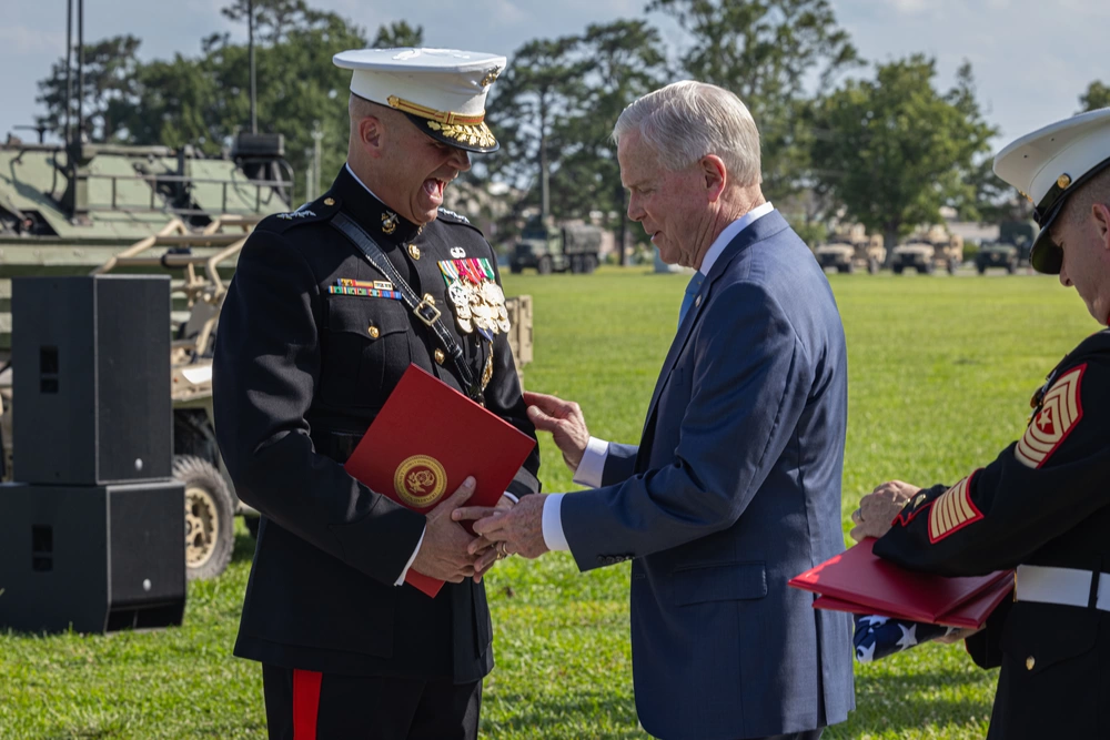 DVIDS - Images - Lt. Gen. David Furness retires on Camp Lejeune [Image ...