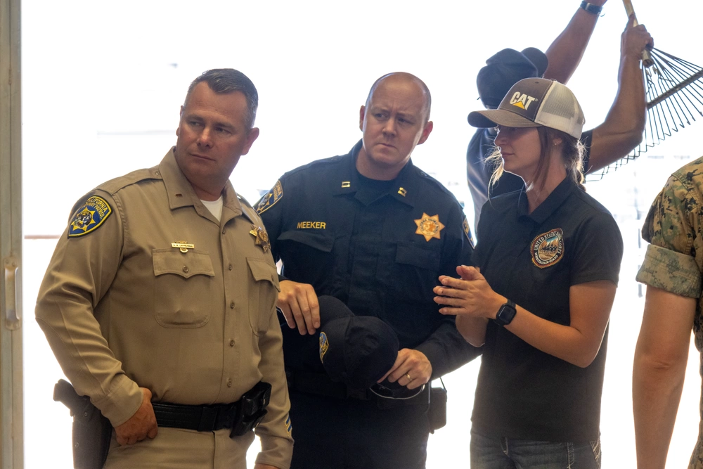 DVIDS - Images - CHP Visit to Mounted Color Guard Stables [Image 6 of 7]