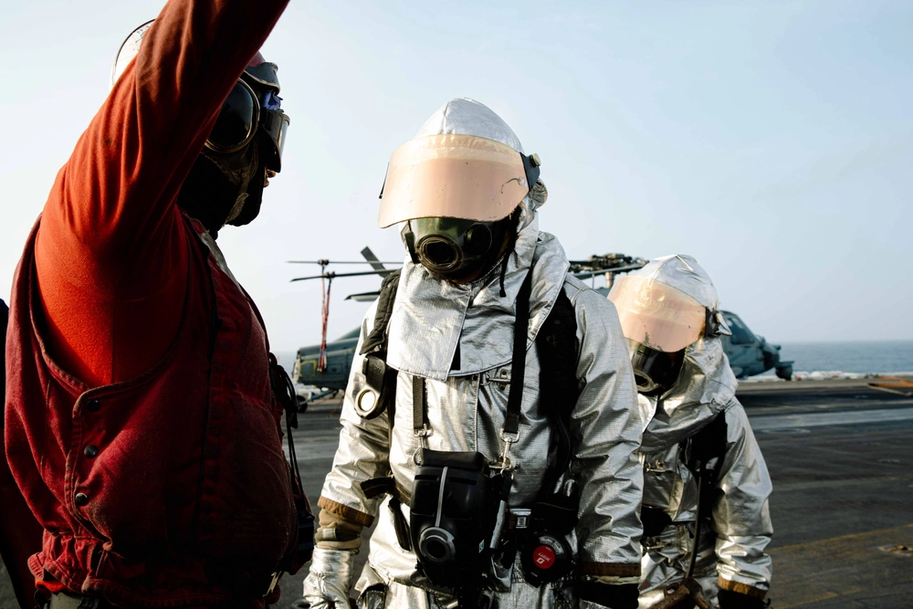 DVIDS Images Theodore Roosevelt Crash and Salvage Drills [Image 2 of 4]