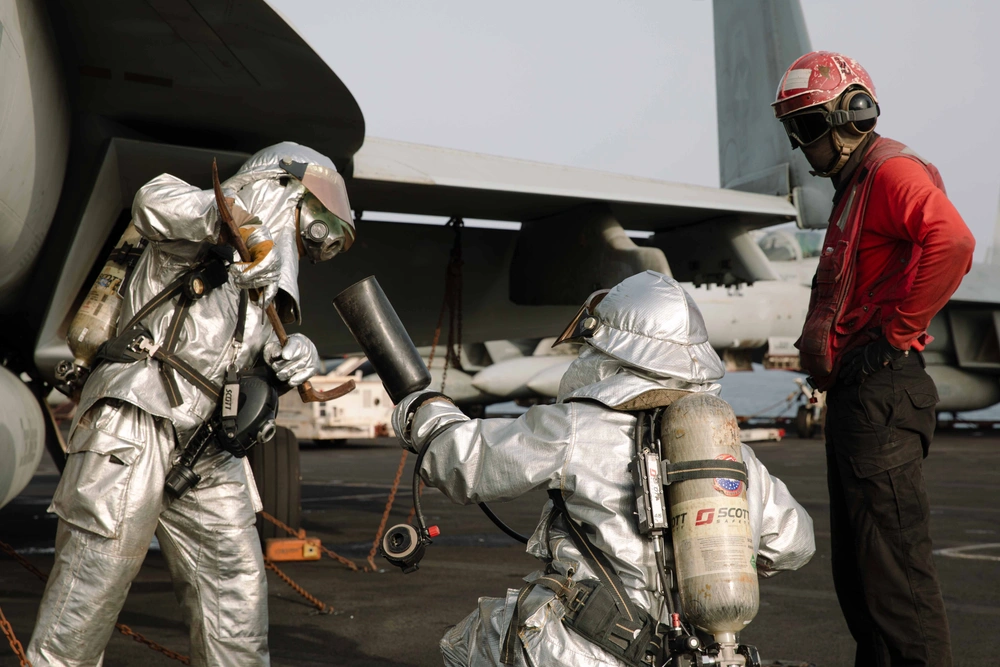 DVIDS Images Theodore Roosevelt Crash and Salvage Drills [Image 3 of 4]