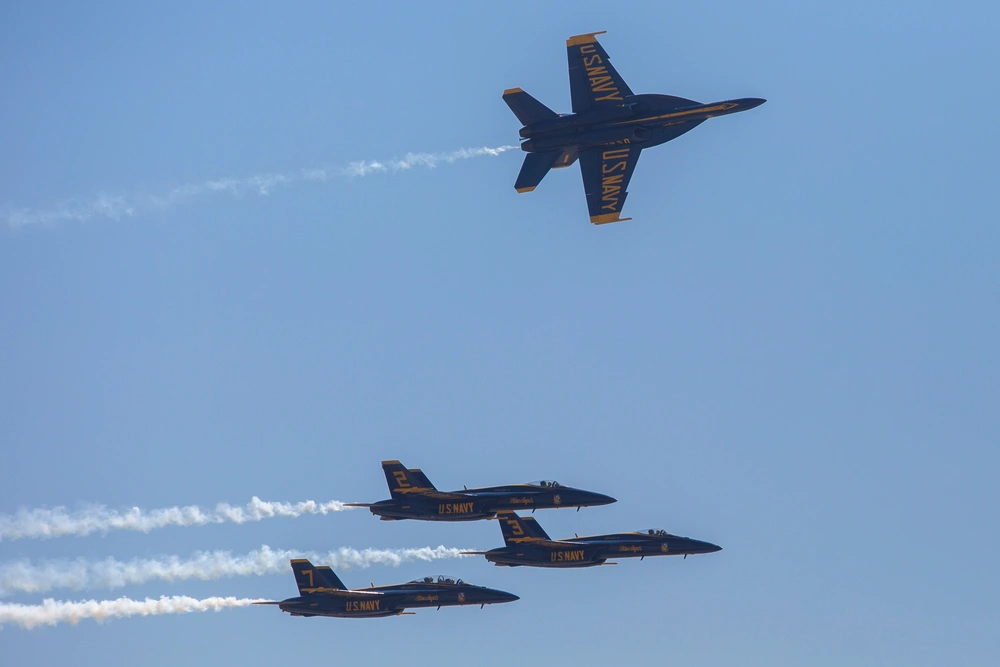 DVIDS Images 2024 America's Airshow Practice U.S. Navy Blue Angels