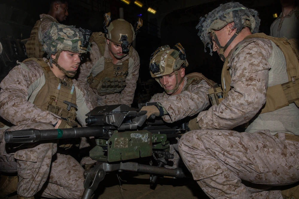 DVIDS - Images - BLT 1/8, 24TH MEU (SOC), Marines Conduct Crew-Served ...