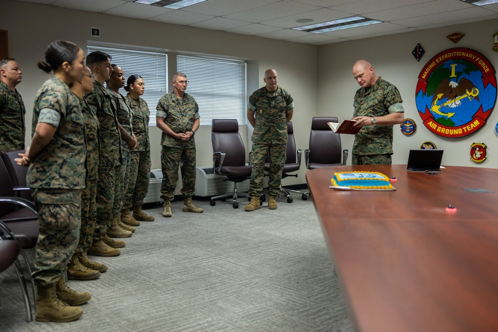 DVIDS - Images - I MEF Marines And Sailors Celebrate U.S. Navy’s 249th ...