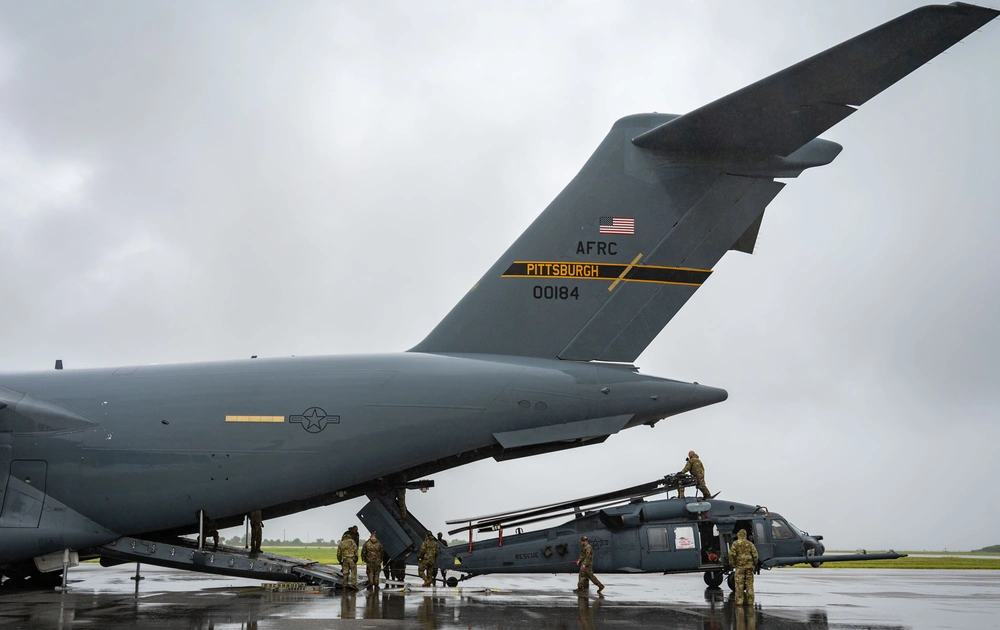 DVIDS Images 920th Rescue Wing relocates aircraft ahead of