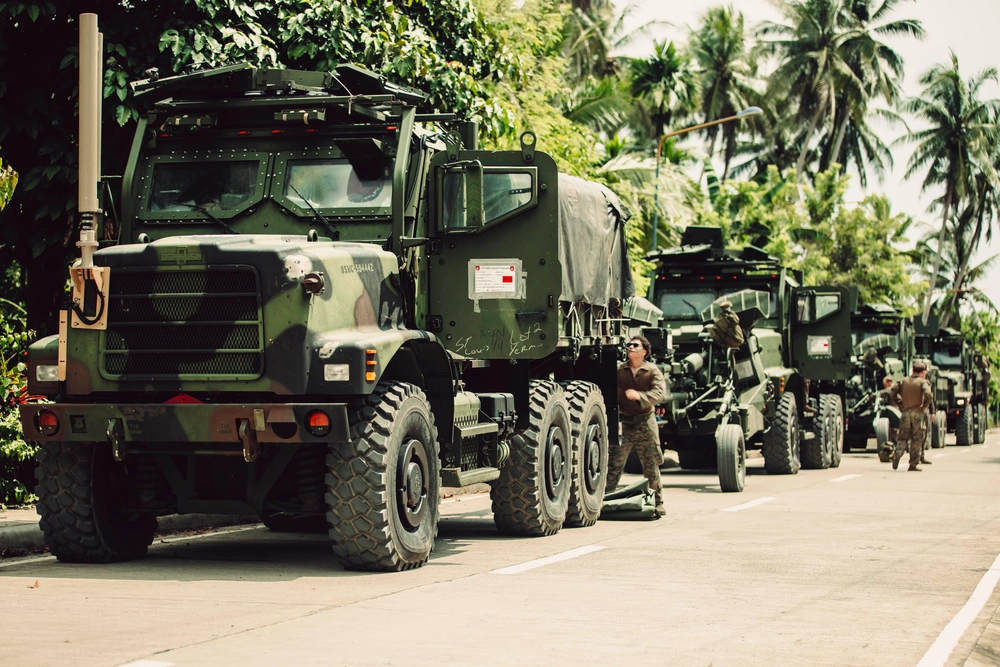 KAMANDAG 8: 15th MEU Marines Convoy to Apurawan for Coastal Defense Exercise