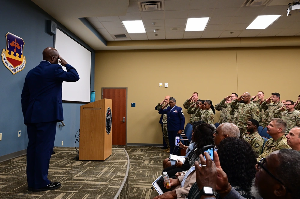 DVIDS - Images - Lt. Col. Troy Johnson receives first salute from 165th ...