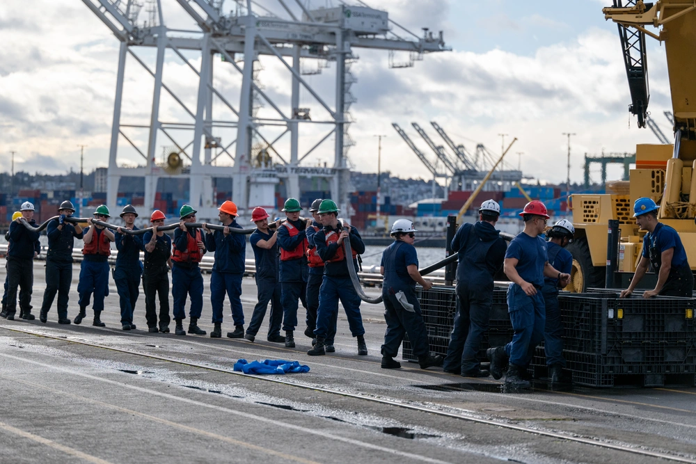 Dvids Images Coast Guard Cutter Polar Star Wagb Departs Seattle Image Of