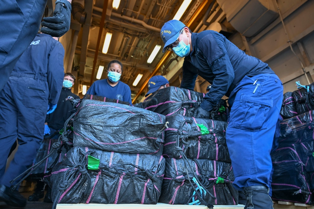 Dvids Images Coast Guard Cutter Hamilton Offloads M In Counternarcotics At Port