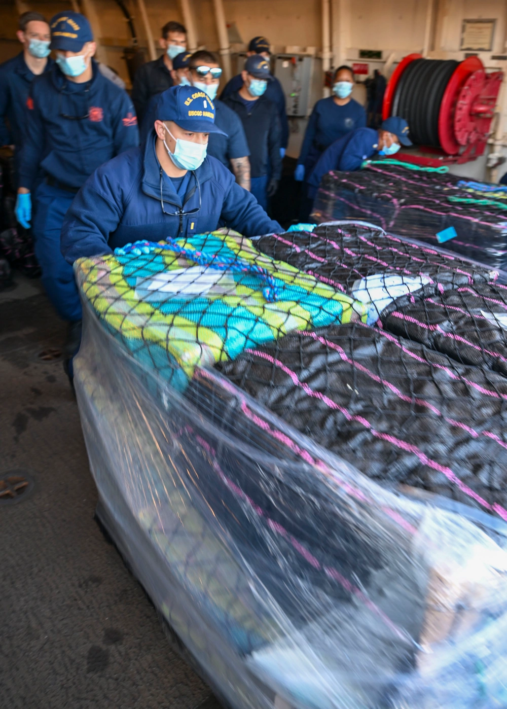 Dvids Images Coast Guard Cutter Hamilton Offloads M In