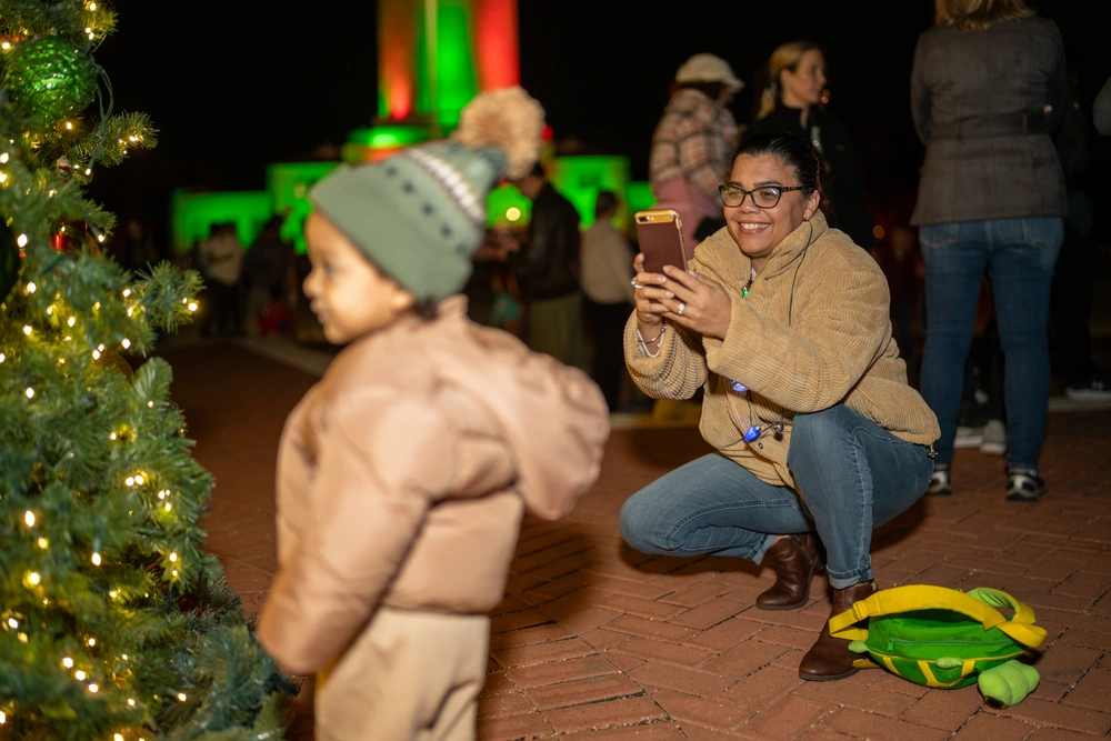 DVIDS Images Holiday Tree Lighting JBSARandolph 2024 [Image 5 of 6]