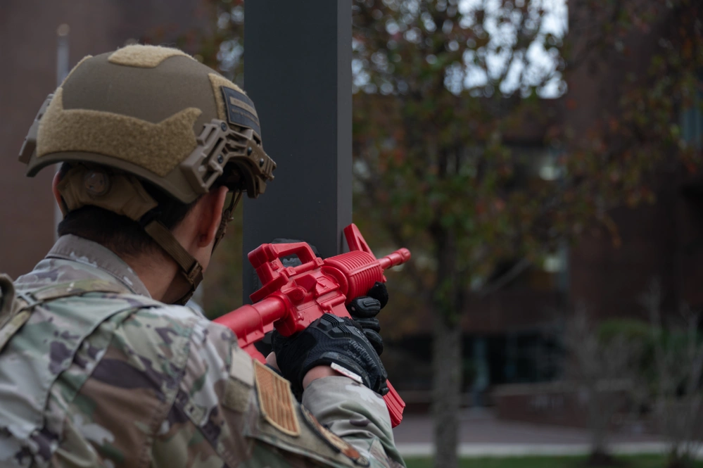 DVIDS - Images - Active shooter exercise prepares Airmen for emergency ...