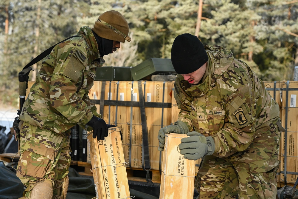 DVIDS - Images - B Trp, 1-91 CAV, 173rd Airborne Brigade mortar LFX ...