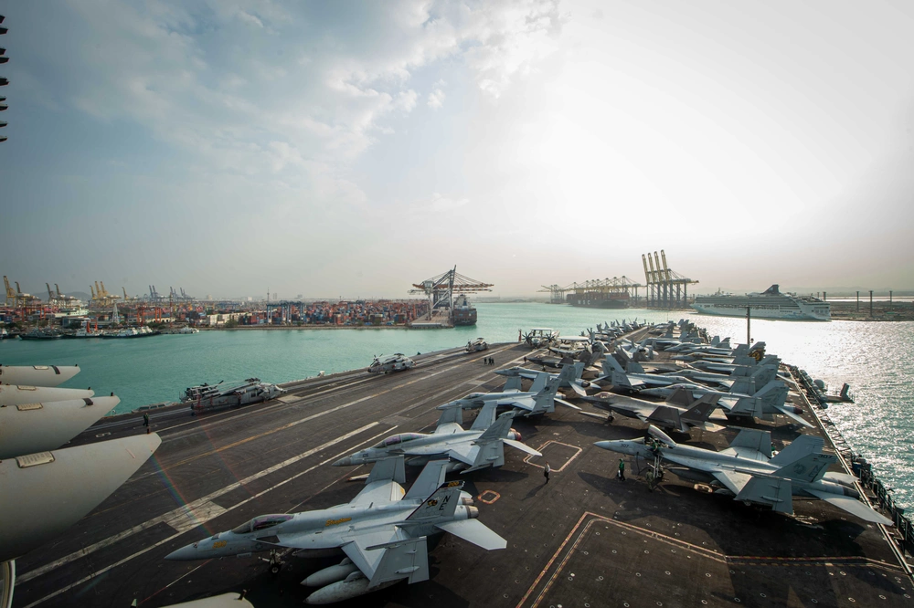 Carl Vinson Carrier Strike Group Arrives at Port Laem Chabang, Thailand