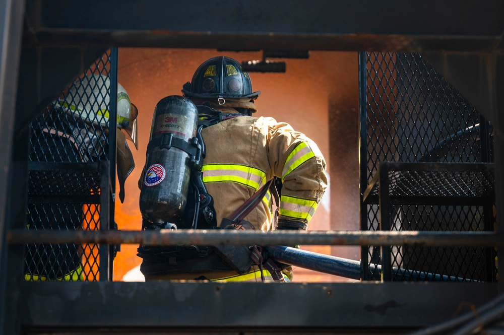 DVIDS - Images - Rickenbacker and local fire departments-controlled ...