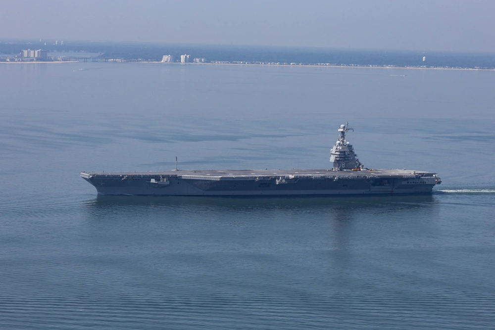 DVIDS - Images - USS Gerald R. Ford (CVN 78) Departs Naval Station ...