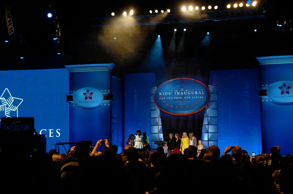 DVIDS Images First Lady and Second Lady Appear with Children at