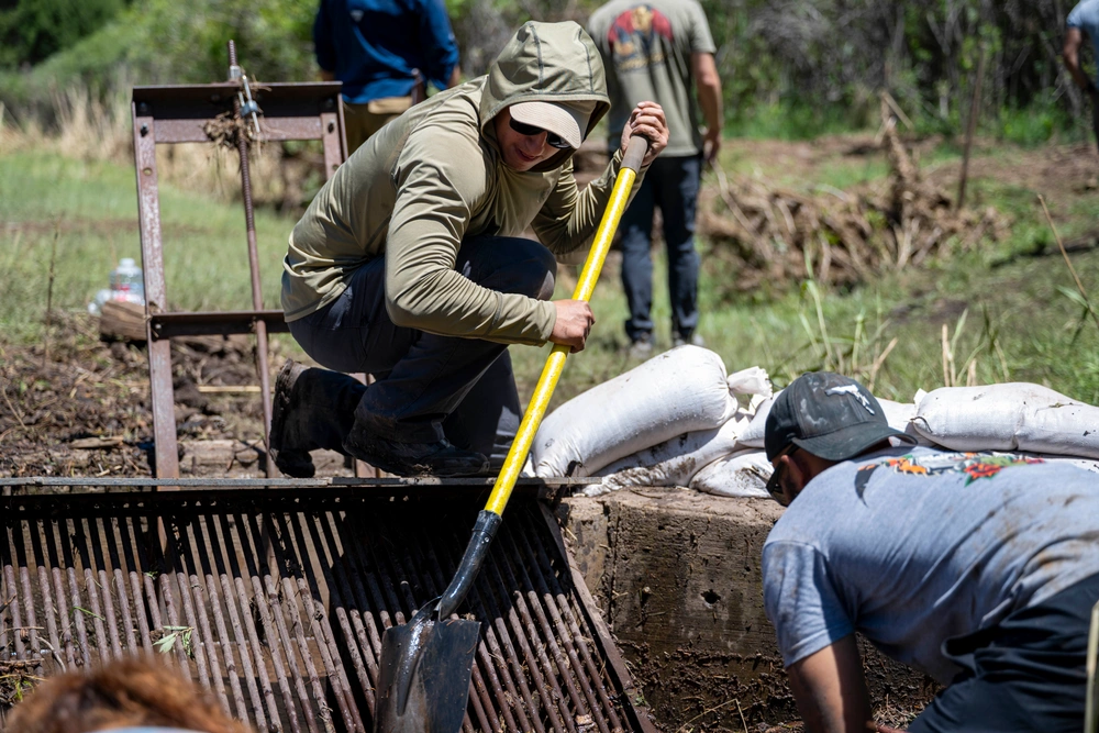 Holloman Airmen and 7th ASOS Respond with Aid After Flooding in Mescalero