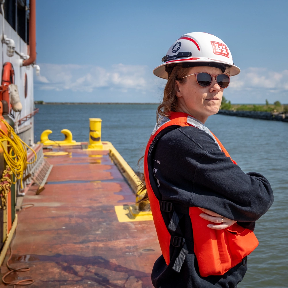 Dredging Ashtabula Harbor with the Buffalo District