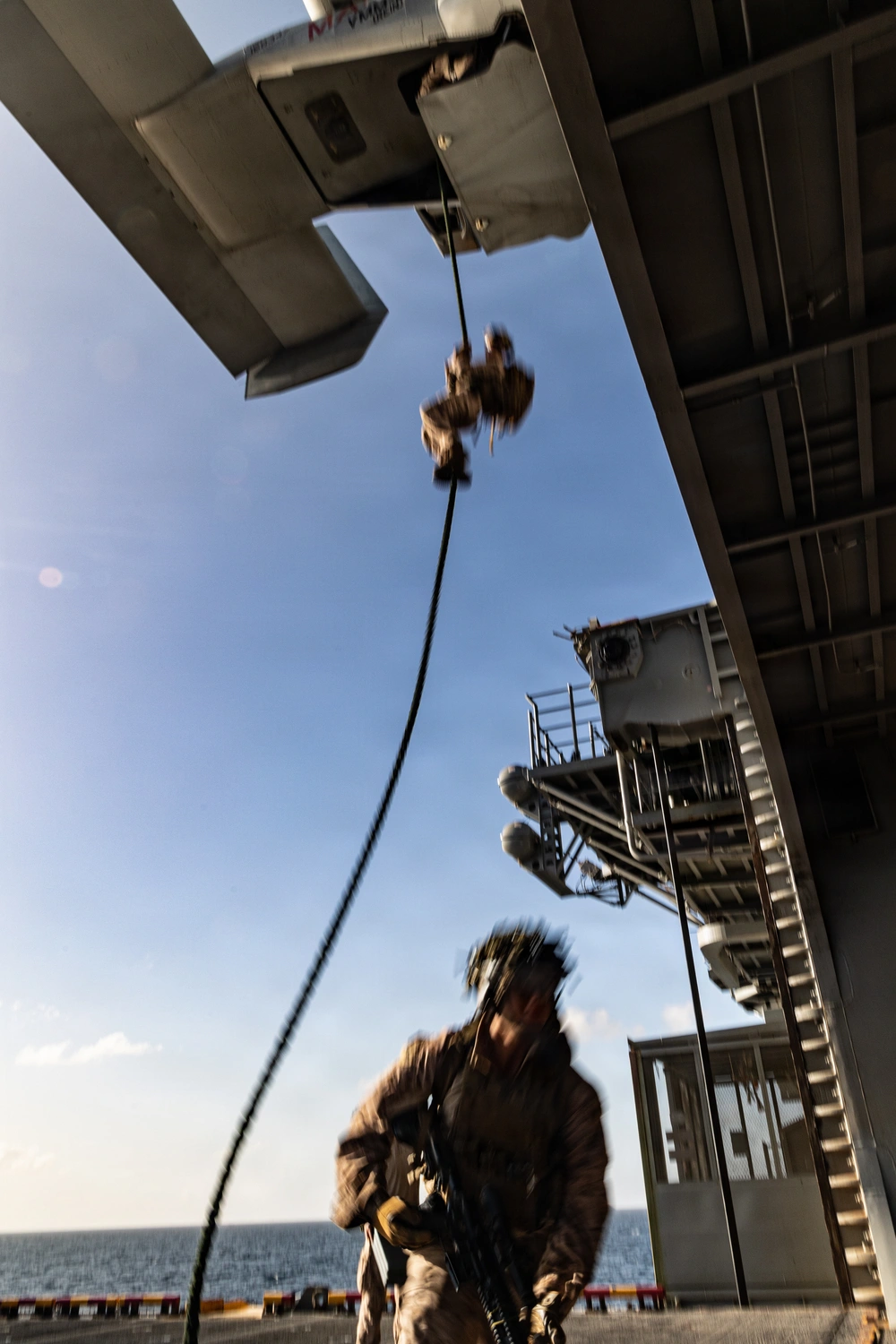 DVIDS - Images - 22nd MEU(SOC) | BLT Fast Rope Sustainment Training on ...