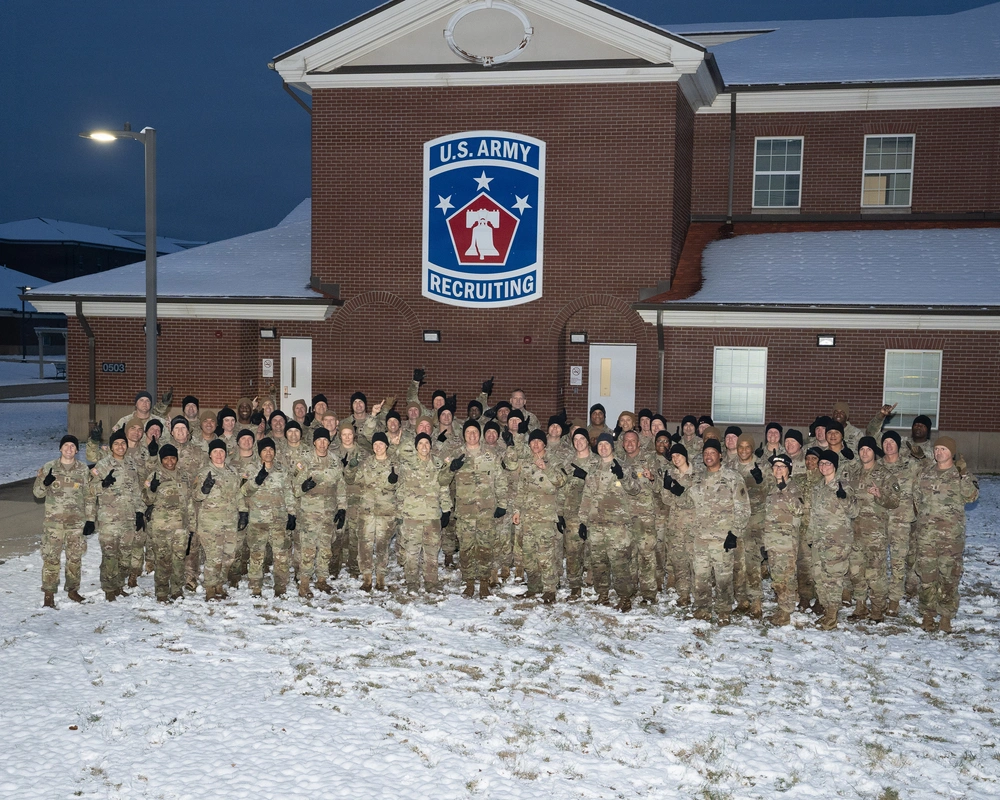 DVIDS - Images - Group in front of new USAREC 3-star Command HQ
