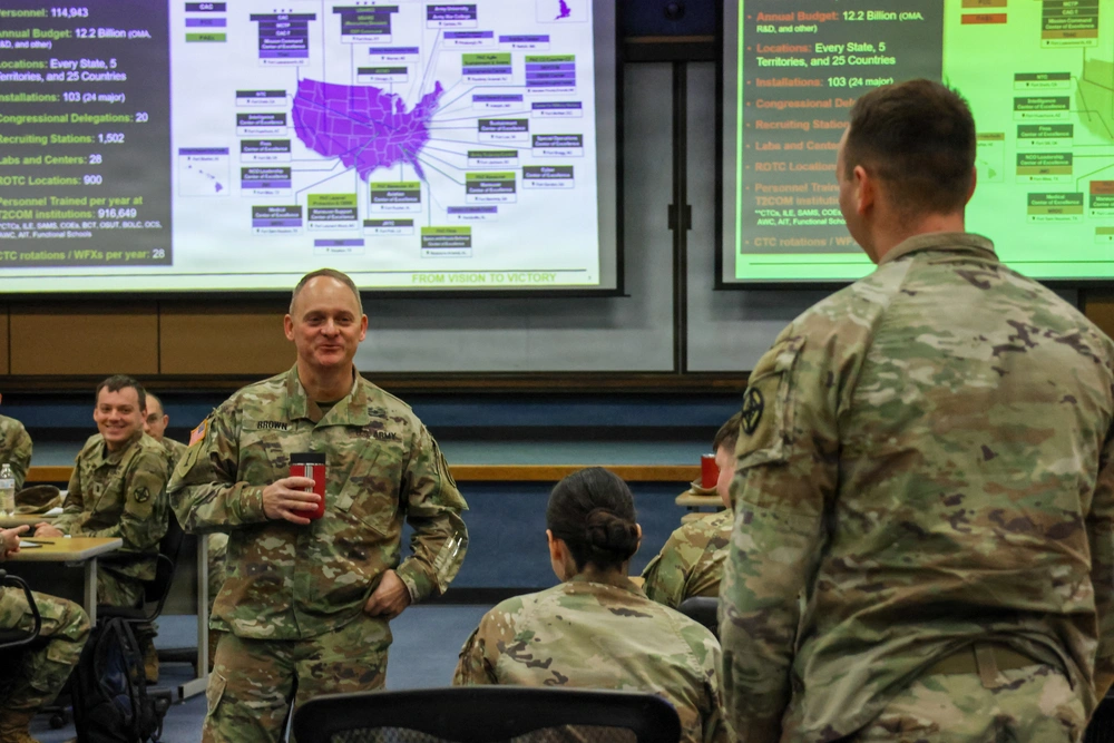DVIDS - Images - T2Com DCG speaks to CCC class at Fort Sill [Image 8 of 8]