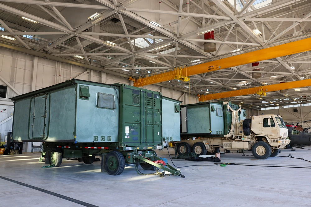 Node 45, assigned to Headquarters and Headquarters Battalion, 4th Infantry Division Artillery, 4th Infantry Division, is emplaced for mission operations during Ivy Sting 4 at Fort Carson, Colorado, Jan. 30, 2026.
