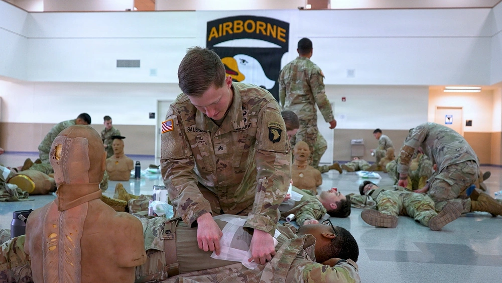 DVIDS - Images - 101st Rakkasan Soldiers Conduct Trauma Training