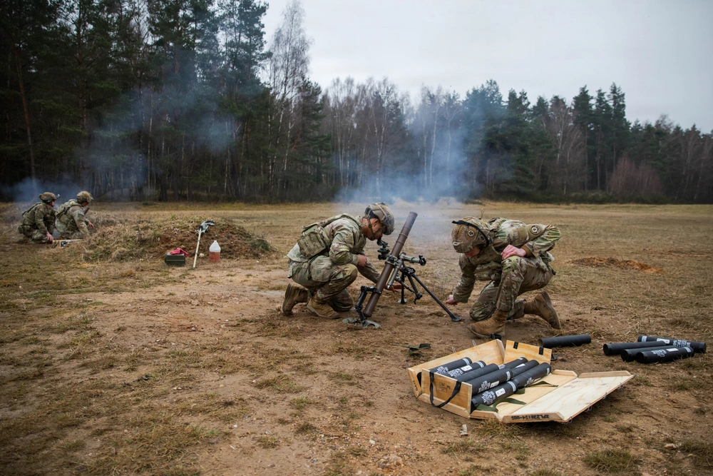 DVIDS - Images - 2d Cavalry Regiment Best Mortar Competition [Image 1 of 4]