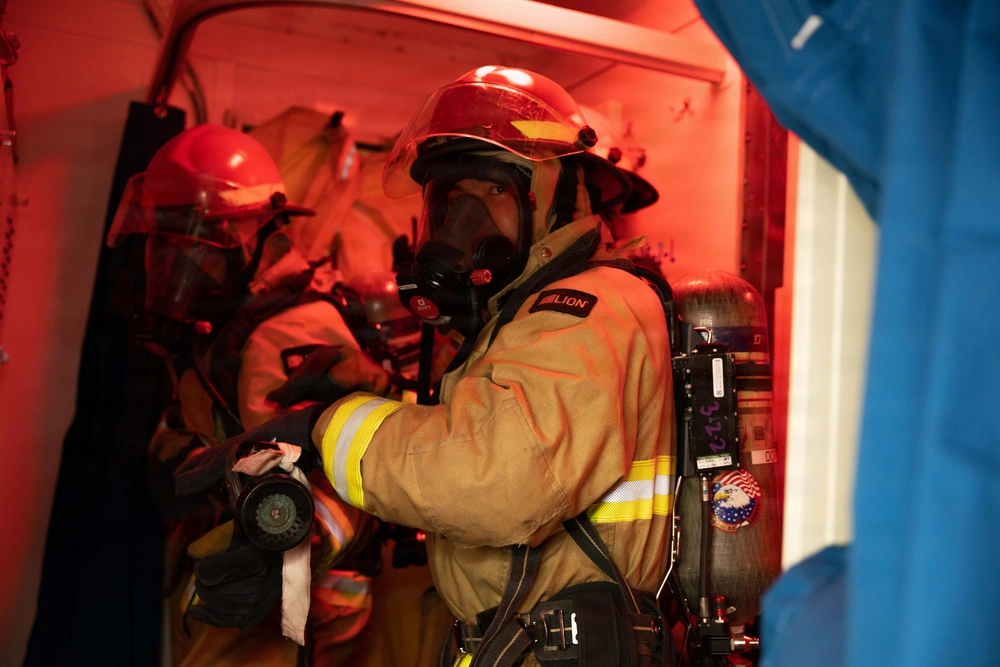 DVIDS - Images - Wasp conducts fire response exercise [Image 1 of 8]