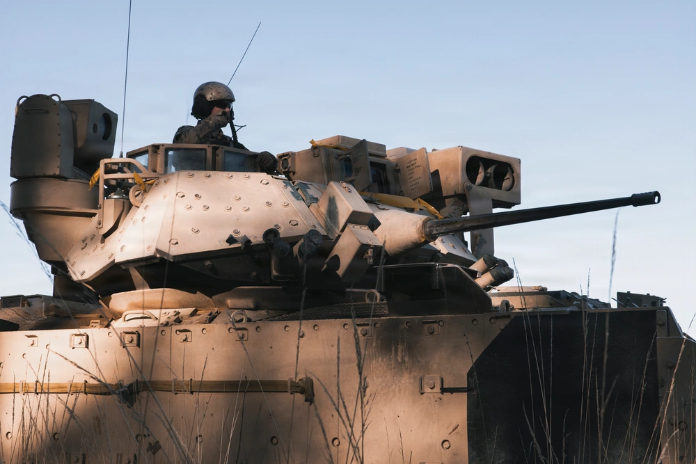 DVIDS - Images - U.S. Soldiers operate Bradley Fighting Vehicle during ...