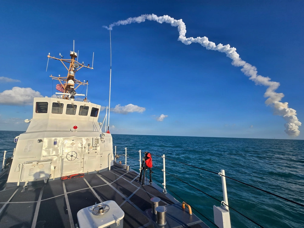 DVIDS - Images - Coast Guard supports NASA Artemis II launch [Image 7 of 8]