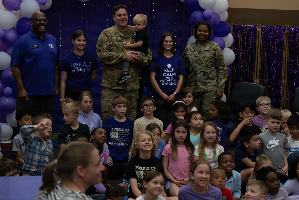 DVIDS - Images - Purple Up: Month of the Military Child Proclamation ...