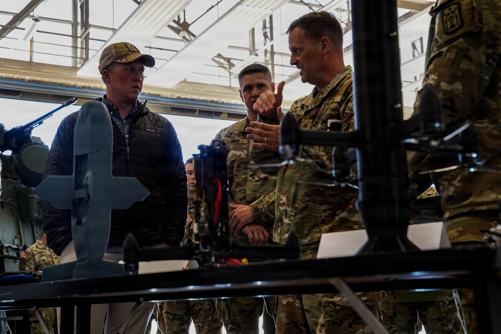 DVIDS - Images - SECARMY visits 10th AAMDC in Ansbach, Germany [Image 6 ...