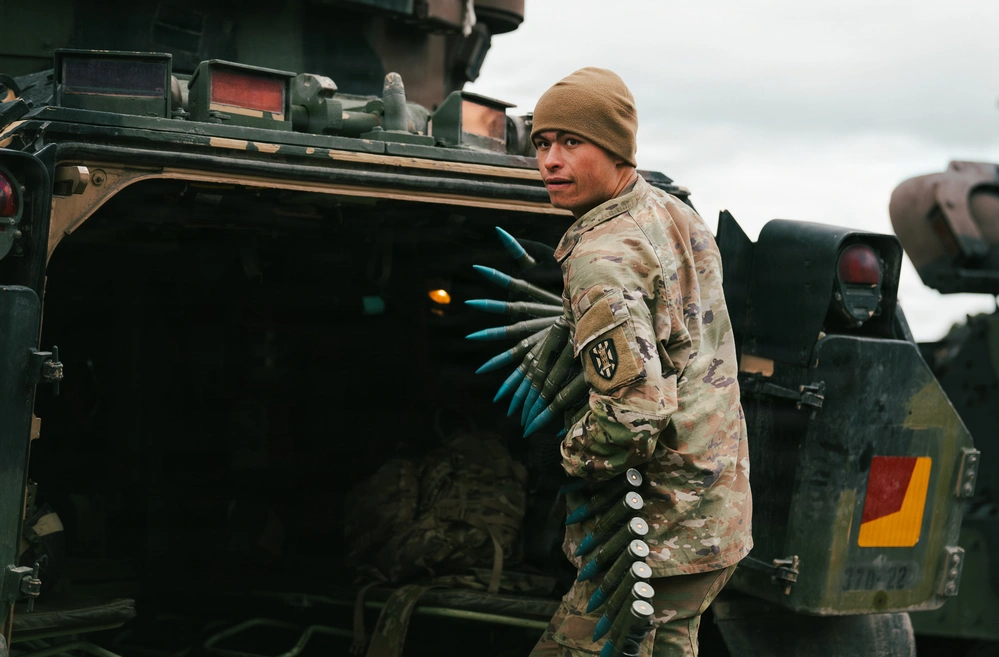 DVIDS - Images - 370th CEC‑A Bradley Gunnery [Image 11 of 18]