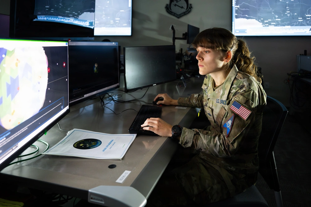DVIDS - Images - U.S. Space Force Guardian monitors space domain ...