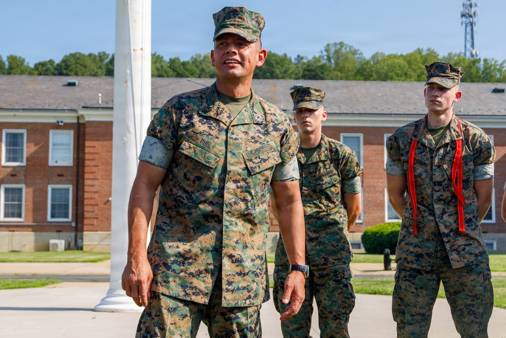 DVIDS - Images - SMMC promotes group of Marines on Quantico [Image 8 of 10]