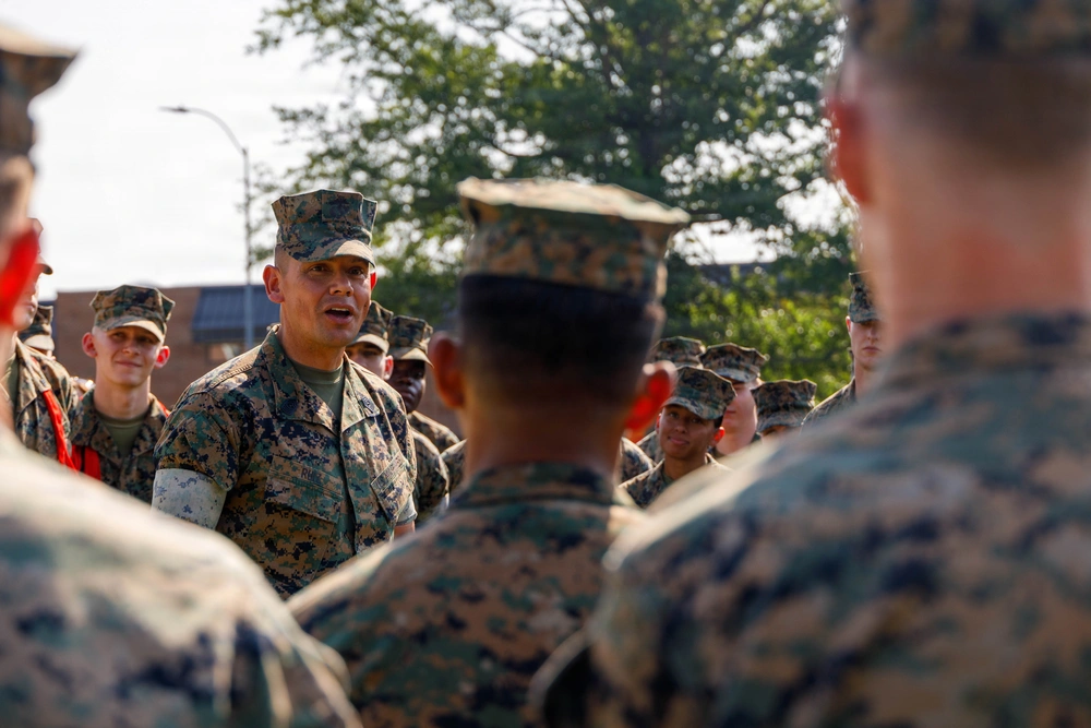 DVIDS - Images - SMMC promotes group of Marines on Quantico [Image 9 of 10]