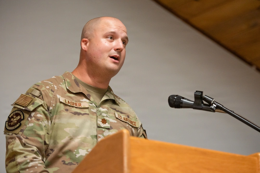 DVIDS - Images - Lasher takes command of the 123rd Logistics Readiness ...