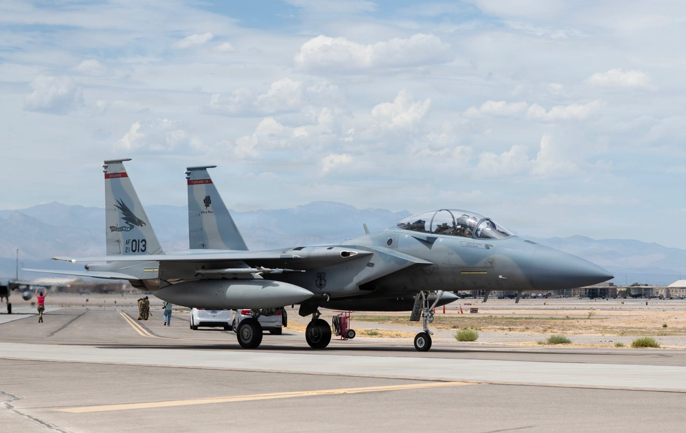 142nd Wing F-15EXs drop Live Bombs in Historic First